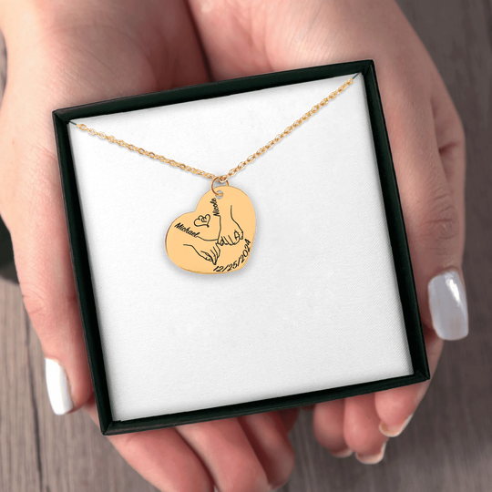 Our first christmas together Heart Necklace