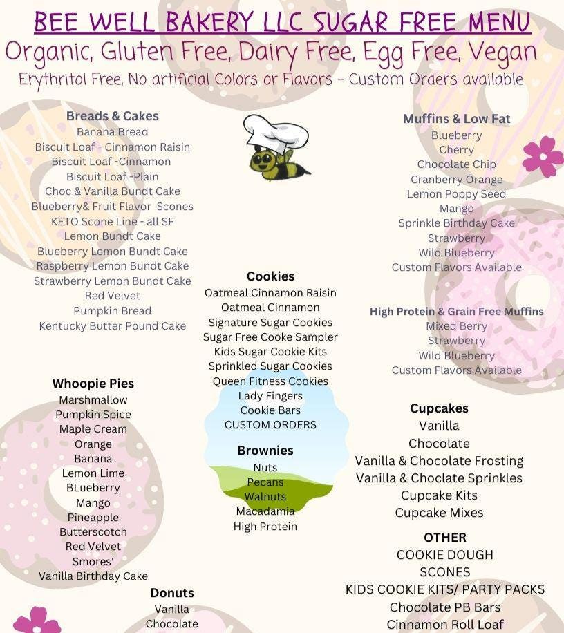 Sugar Free Brownie, Gluten Free, Dairy Free, Vegan, Egg Free, Erythritol Free, Low Carb Dessert, Macadamia Nut, Walnut, Pecan, Birthday Gift