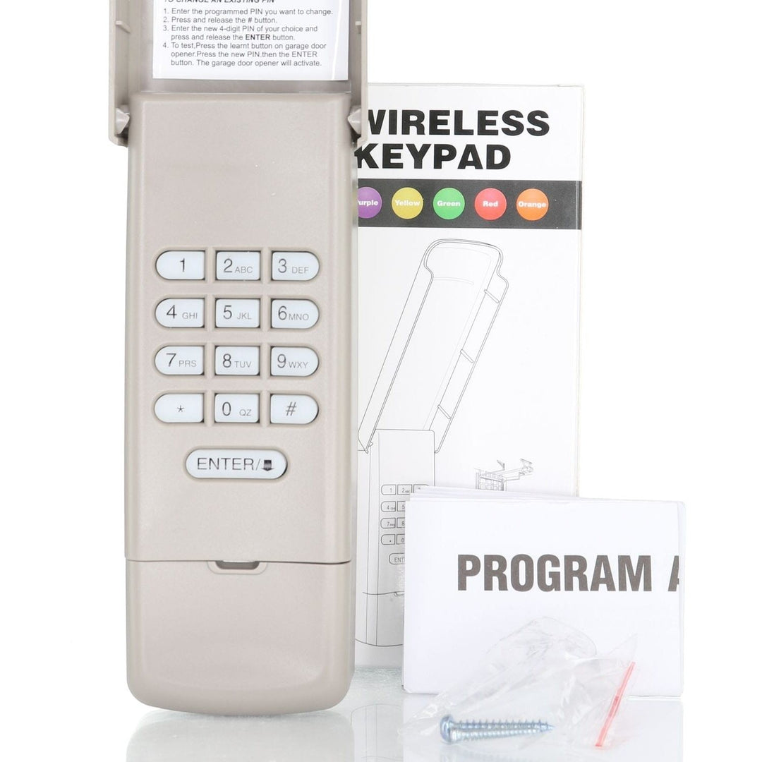 Anderic Substitute for LiftMaster 377LM / 377LMC Wireless keyless entry 315MHz Garage Door Opener Remote Control [877MAX]