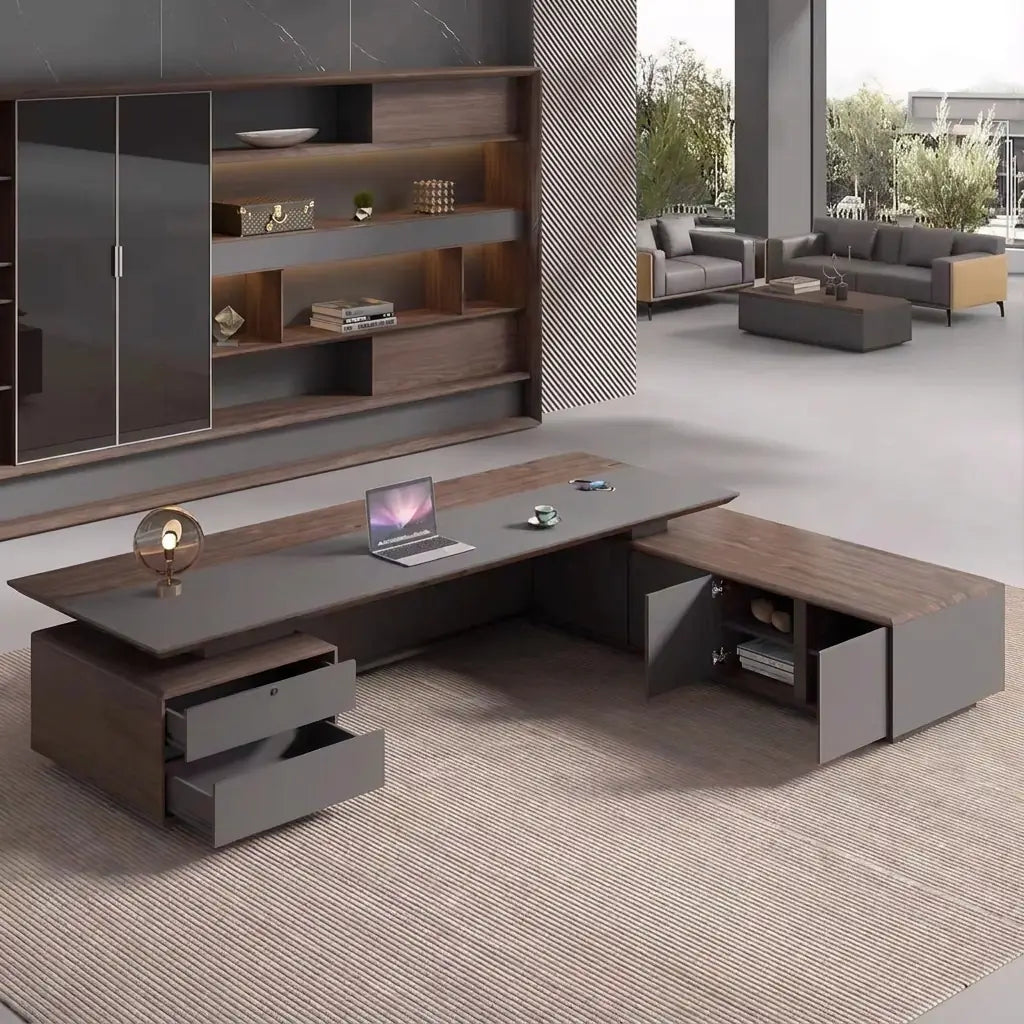 Frisco · Modern L-Shaped Executive Desk