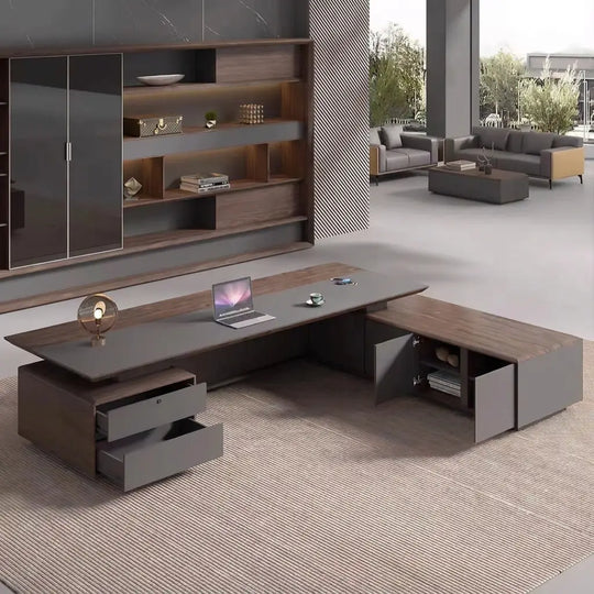 Frisco · Modern L-Shaped Executive Desk
