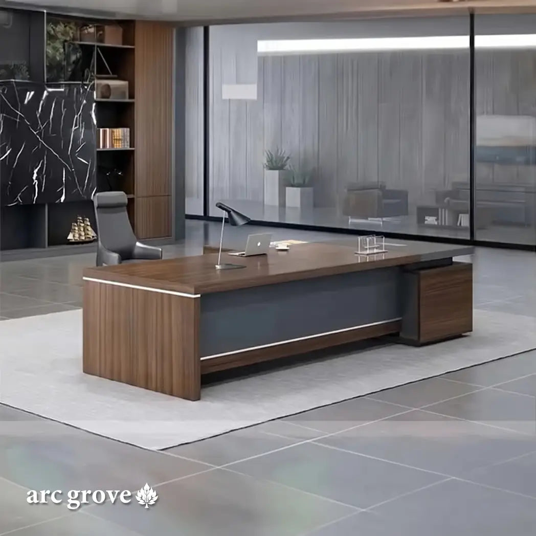 Hershey · Modern L-Shaped Executive Desk