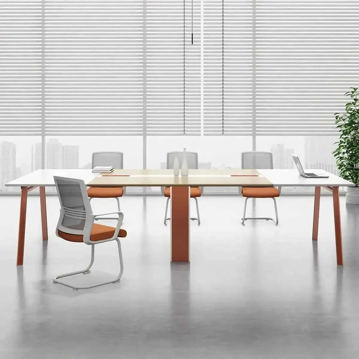 Comity · White Collaborative Meeting Table