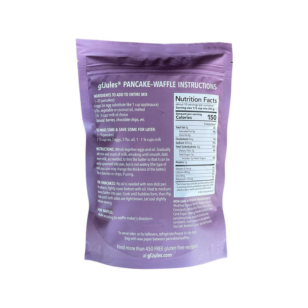 gfJules Gluten Free Pancake Mix - Fluffy and Delicious