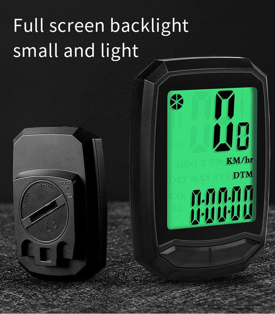 Waterproof Bicycle Computer Wireless And Wired MTB Bike Cycling Odometer Stopwatch Speedometer LED Digital Bicycles Computer Odometer Speedometer Max Distance Time For Trainer