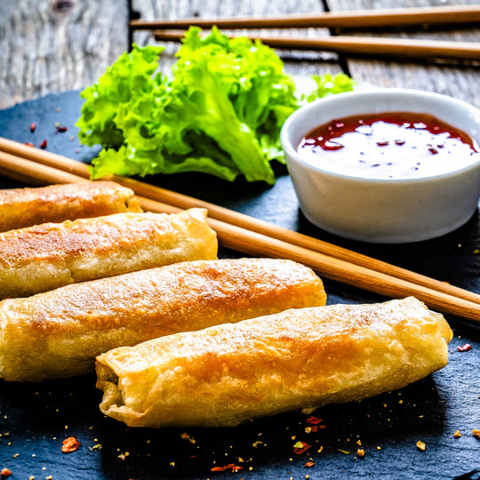 BBQ Pulled Pork Egg Rolls – Smoked Pork &amp; Crunchy Veggie Spring Rolls