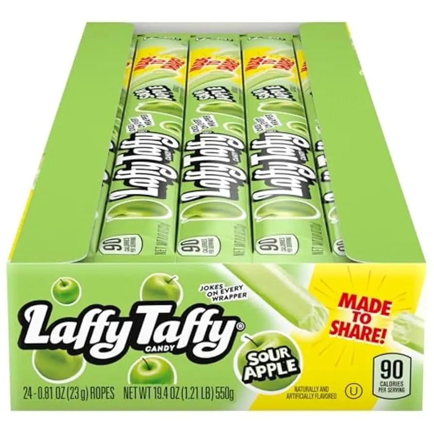 24pk Laffy Taffy Sour Apple .81oz