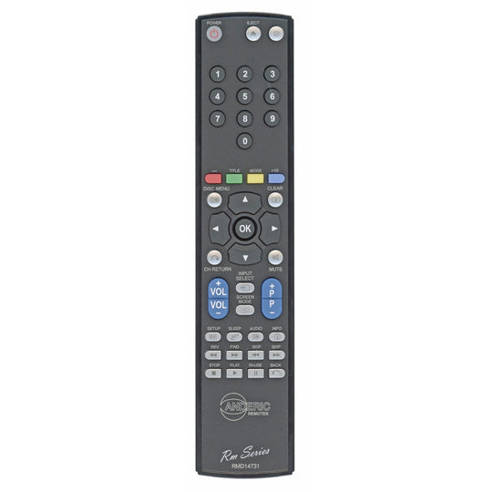 Substitute for Funai NF018UD TV/DVD Remote Control [RMD14731]