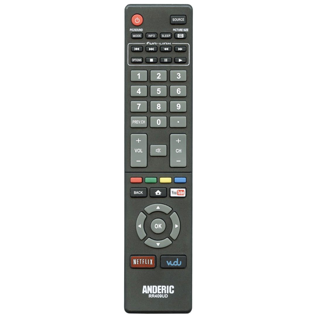 Substitute for Magnavox NH425UD Smart TV Remote Control [RR409UD]