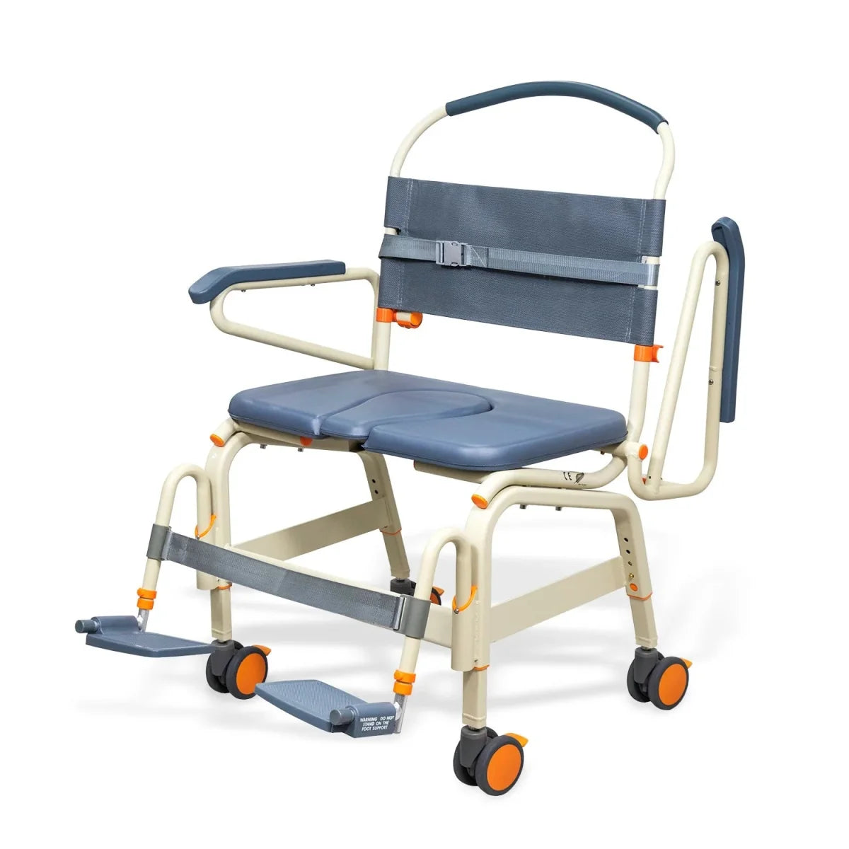 Wide Roll-In Shower Chair