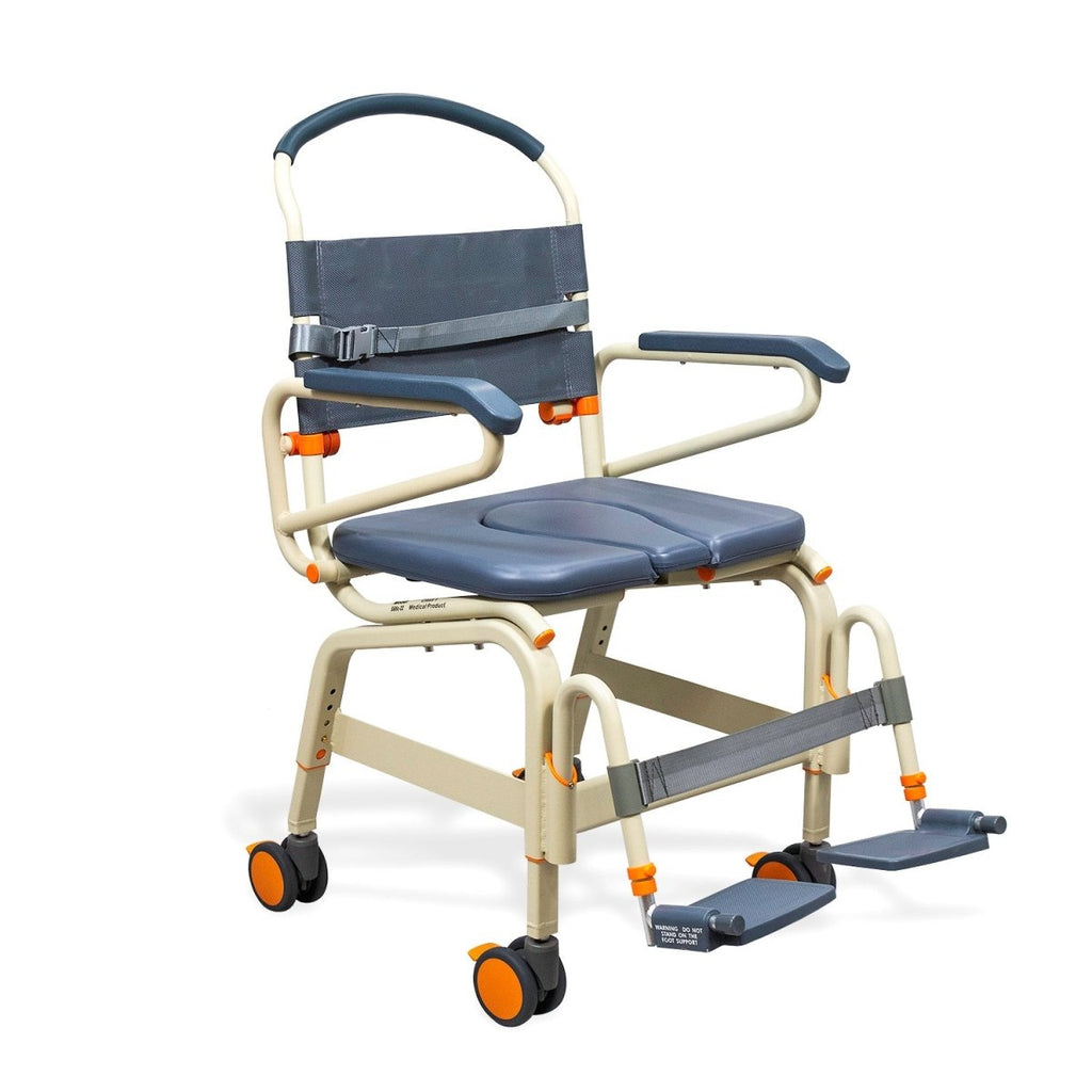 Wide Roll-In Shower Chair