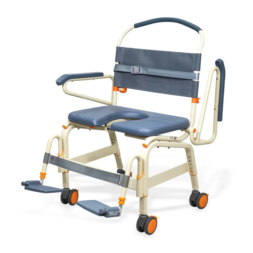 Wide Roll-In Shower Chair